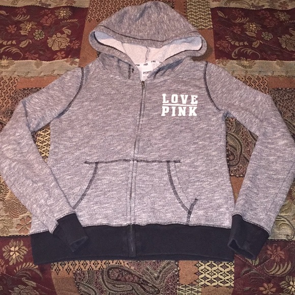 PINK Victoria's Secret Tops - ✅PINK VS FULL ZIP HOODIE